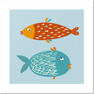 Salty Fish Posters and Art